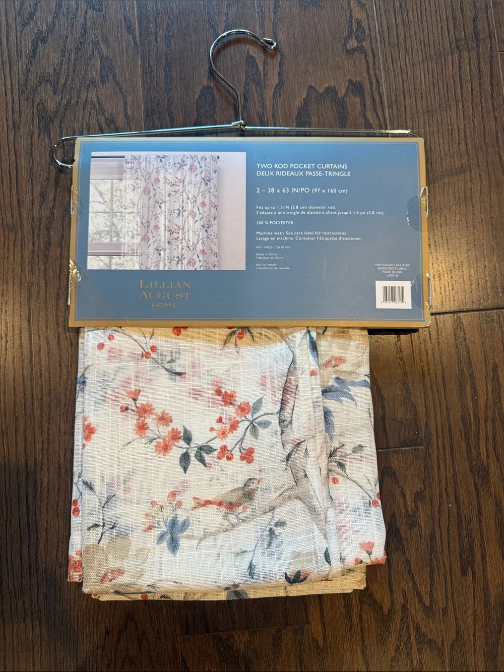 Two rod pocket curtains